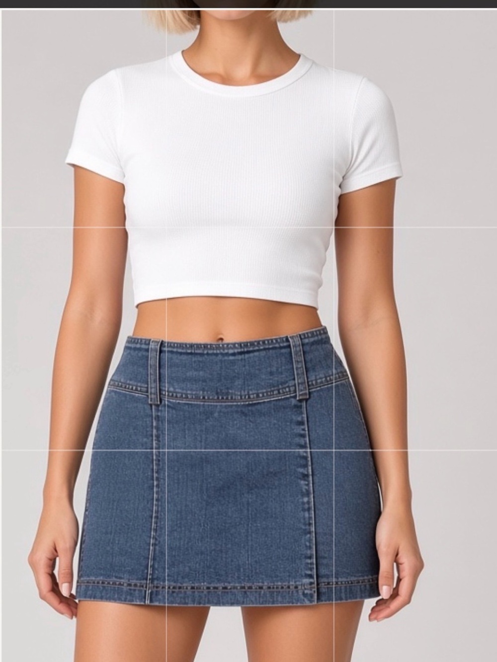 Y2K Guess Dark Blue Denim Mini Skirt